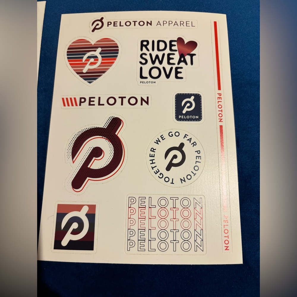 Peloton Sticker Sets (2 sheets) - Picture 2 of 3